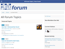 Tablet Screenshot of frenzforum.com